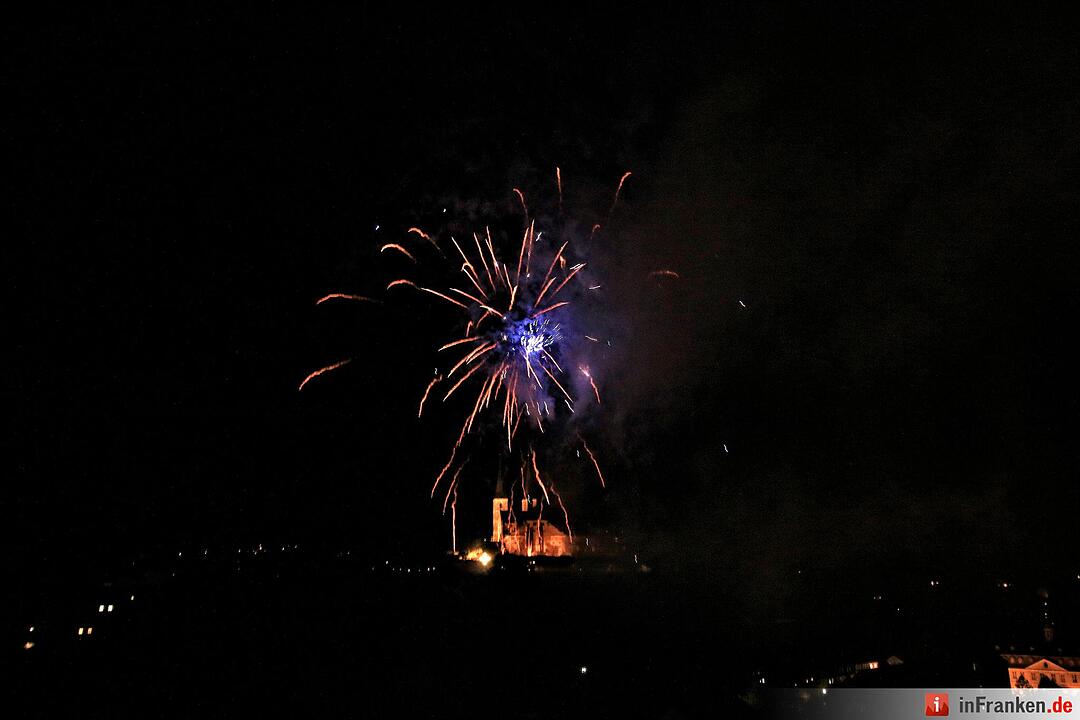 Sandkerwa-Feuerwerk in Bamberg