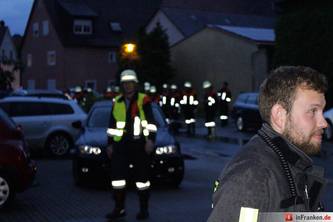 Erneute Flut ueber dem Landkreis Ansbach - Mehrere Ortschaften ueberschwemmt