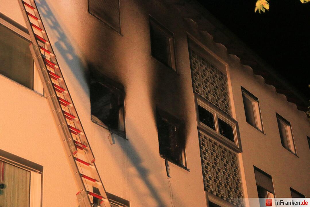 Brand in Mehrfamilienhaus in Memmelsdorf