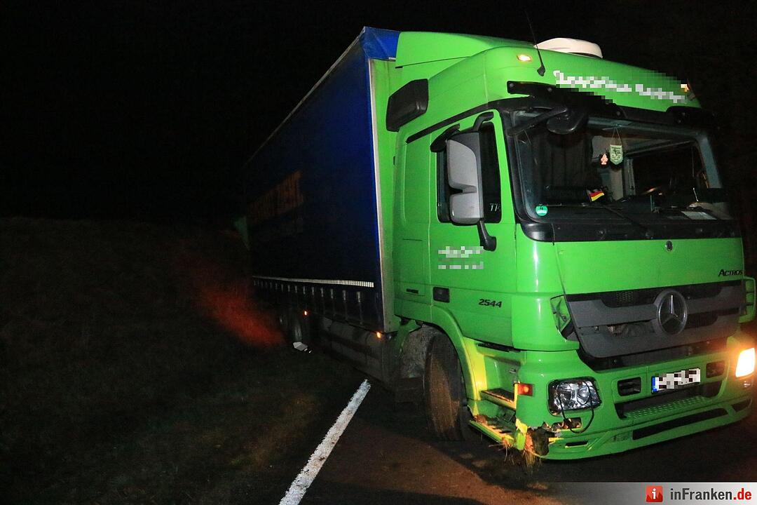 Lkw-Unfall auf B303