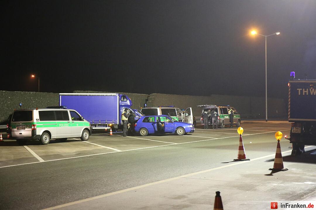Todesfahrt in Berlin zieht weite Kreise – Großkontrolle auf der A9 in Oberfranken