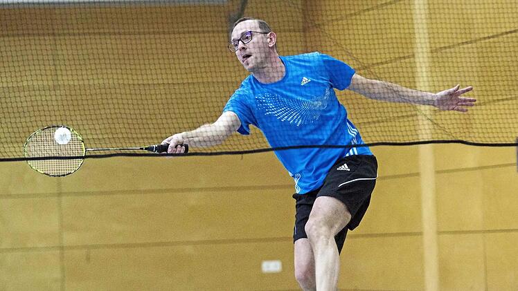 Matthias Höfler gewann sowohl im Einzel als auch im Doppel für das Meisterteam des TV Haßfurt.  Foto: Rene Ruprecht