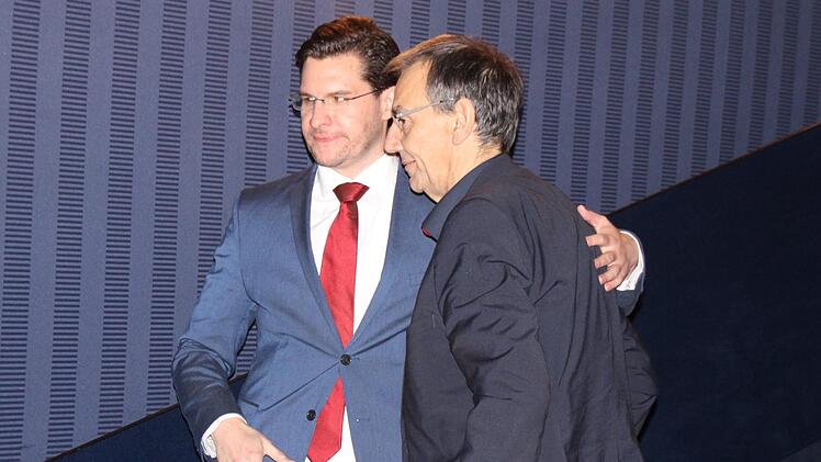 Dominik Sauerteig (links) mit dem unterlegenen Thomas NowakOliver Schmidt