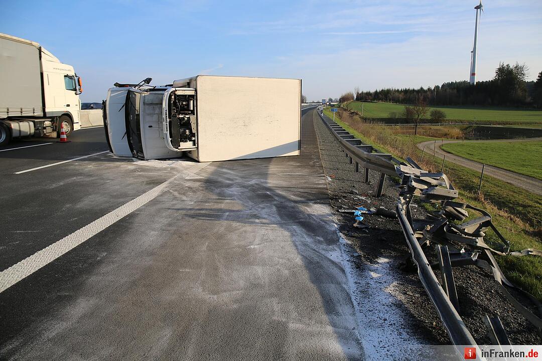 Unfall auf der A9 bei Gefrees