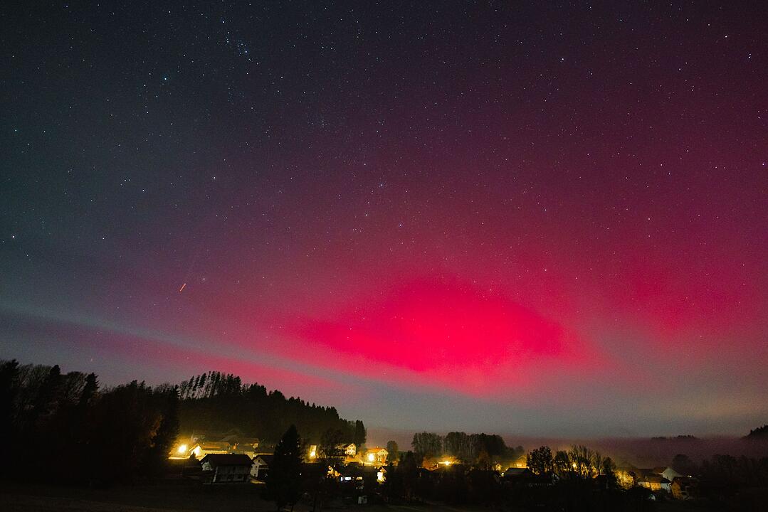Polarlichter über Bayern