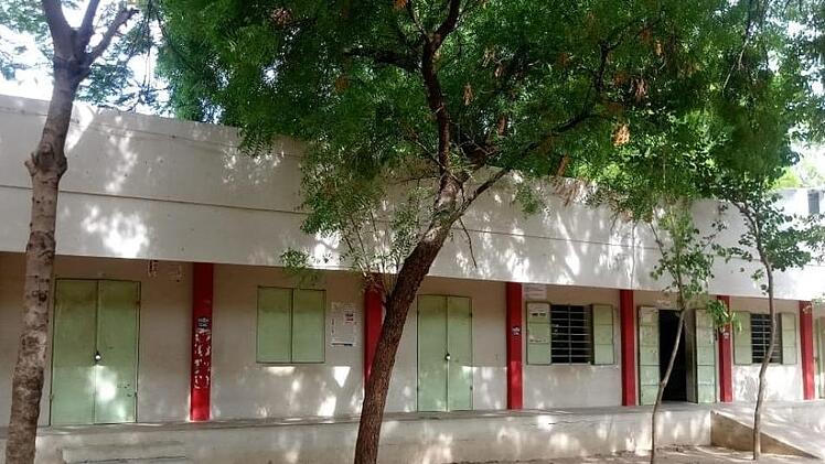 Das Schulgebäude in Palanganatham, Indien, soll aufgestockt werden, um einen Multifunktionsraum für die Gemeinde und Schule zu bekommen.  Foto: Gabriel Gnanathiraviam