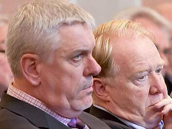 Auf in den (Wahl-)Kampf! Norbert Tessmer (links) und Hans Michelbach.
