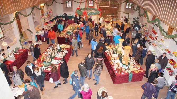 Weihnachtsbasar 2015 in Maria Bildhausen. Foto: Anton Then