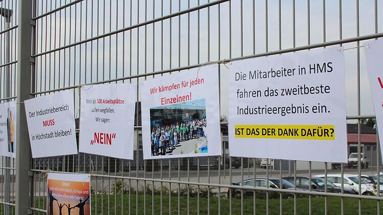 Protest-Aktionstag bei Schaeffler in Höchstadt.  Foto: Andreas Dorsch