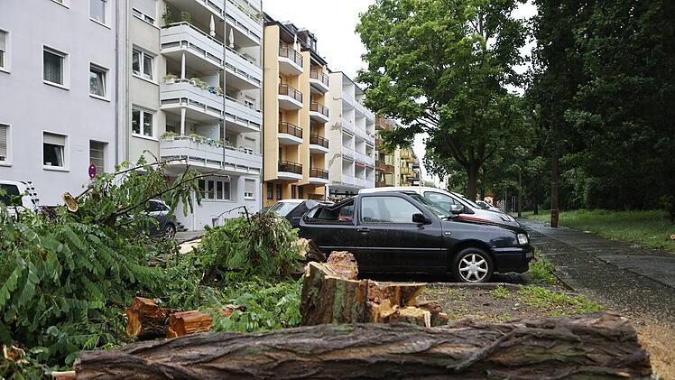 Unwetter über Mittelfranken zahlreiche Einsätze für die Feuerwehren