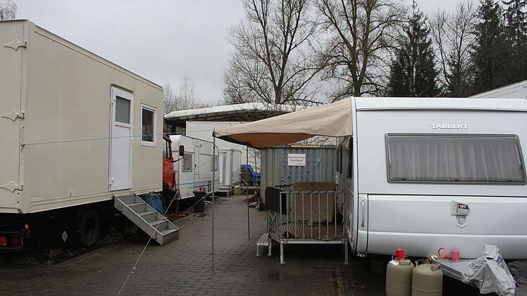 Blick in die WagenburgFoto: Sonja Adam