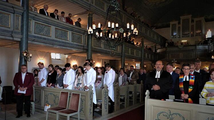Gut besucht war der Festgottesdienst zur 298. Kirchweih in Mangersreuth.