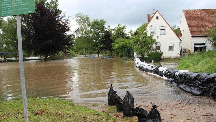 So sah es am Sonntagmittag in Schlammersdorf aus. Fotos: Claudia Staufer
