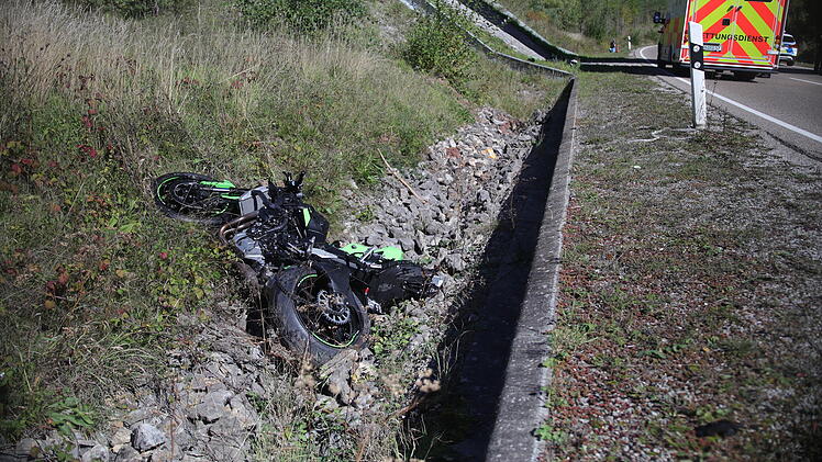 Tödlicher Motorradunfall auf Ansbacher Südtangente