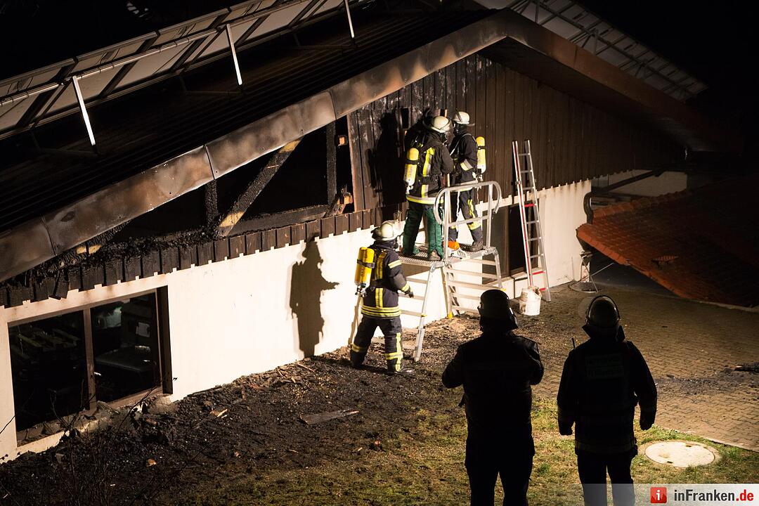 Brand eines Firmengebäuudes in Simmelsdorf