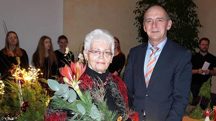 Inge Muggenhöfer wurde ausgezeichnet.    Foto: Richard Sänger