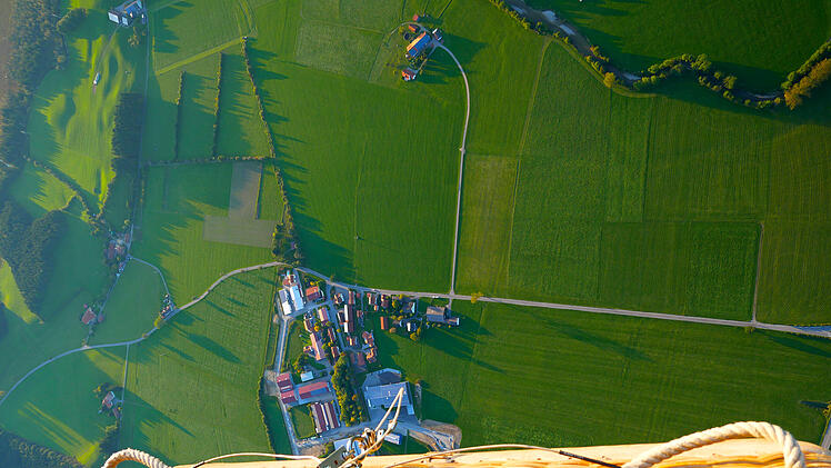 Ballonfahrt im Hei&szlig;luftballon