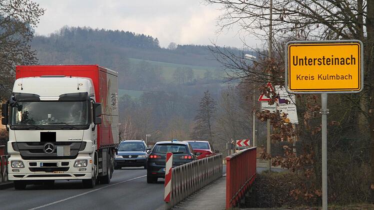 Mit dem Bau der Umgehung soll Untersteinach vom Durchgangsverkehr befreit werden. Im Frühjahr erfolgt der Startschuss für das 36 Millionen Euro teure Projekt. Foto: Jürgen Gärtner