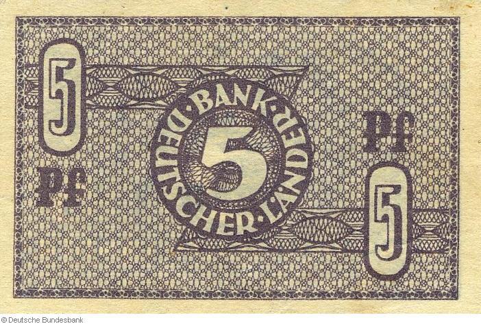 Deutsche Mark - Banknoten im Jahr 1948