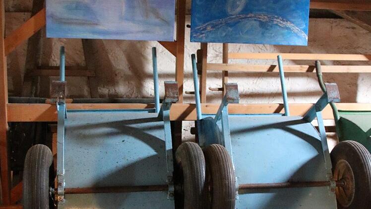 Kunst in der Klostermühle. Foto: Heike Beudert