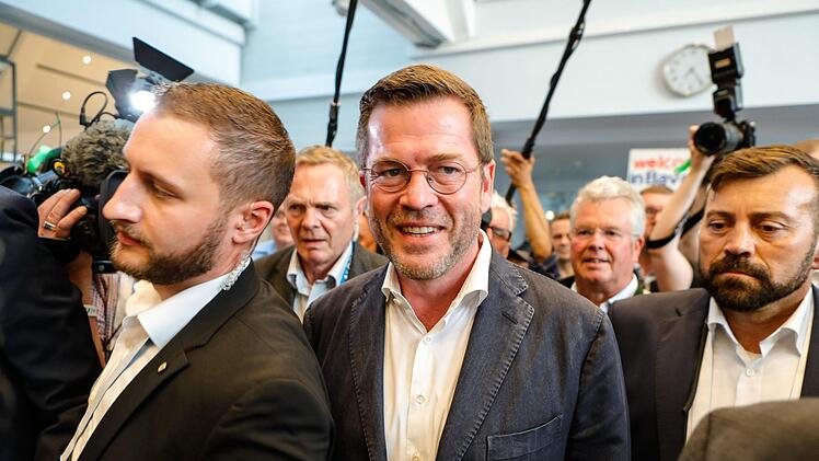 Impressionen von KT zu Guttenbergs erster Wahlkampfveranstaltung für die CSU in Kulmbach Foto: Matthias Hoch