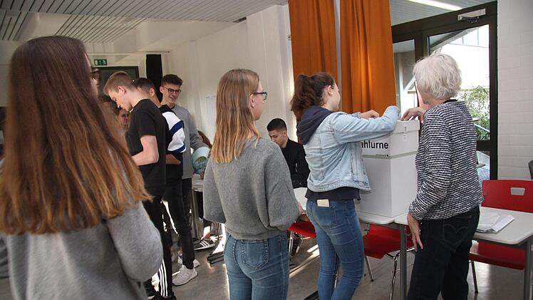 Impressionen von der Juniorwahl   Foto: Richard Sänger