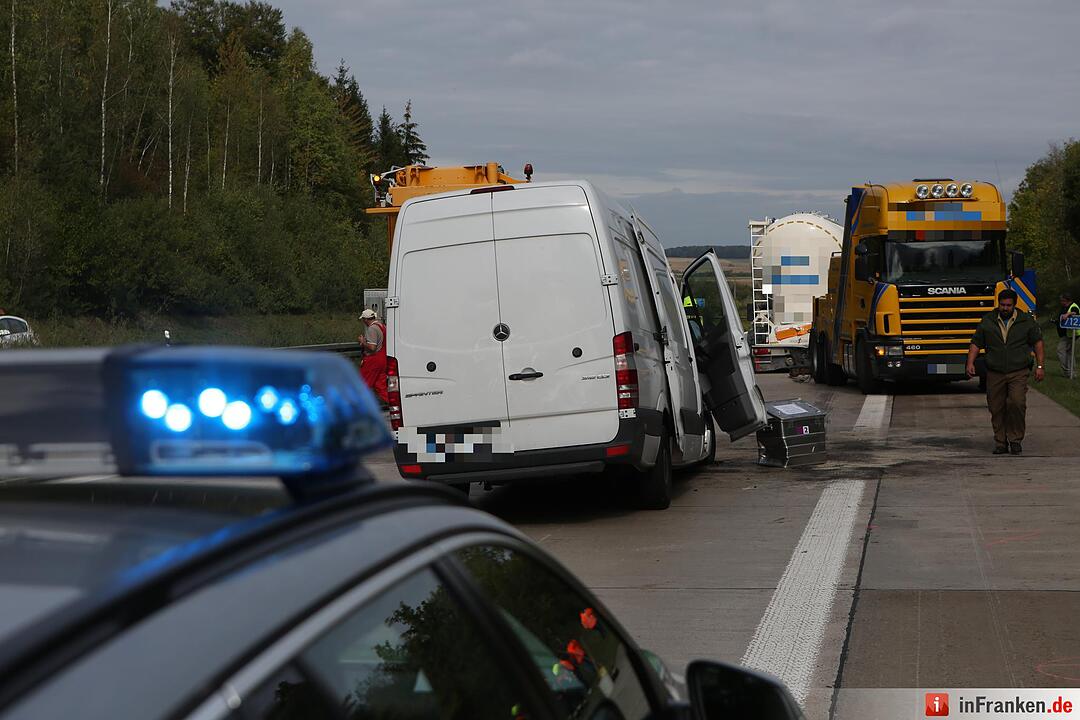 Tödlicher Unfall auf der A7 bei Rothenburg