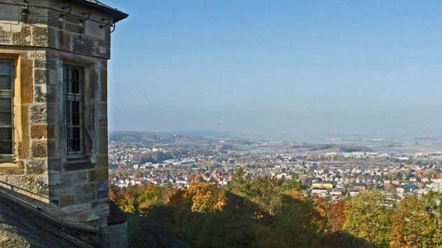 Blick von der Veste in den Landkreis. Foto: Jochen Berger