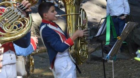 Eines von vielen Spontan-Konzerten des JMK: Im Central-Park. Foto: Ines Strauß