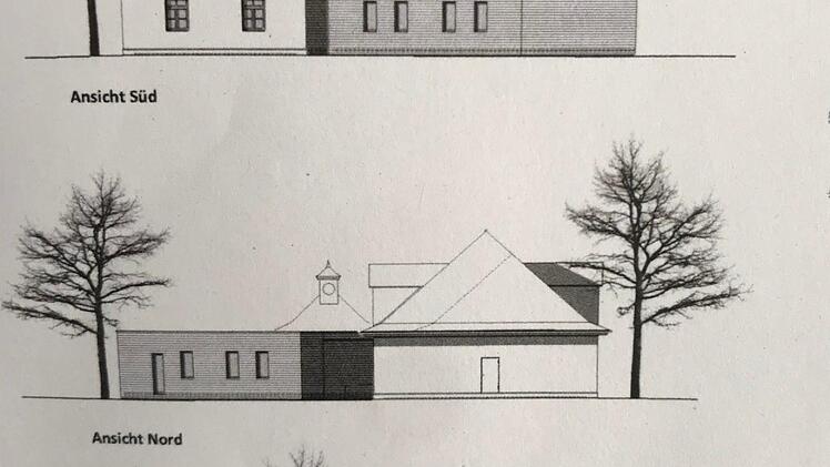 So soll der Neubau neben den Bestandsgebäuden aussehen.  Stadtbau GmbH