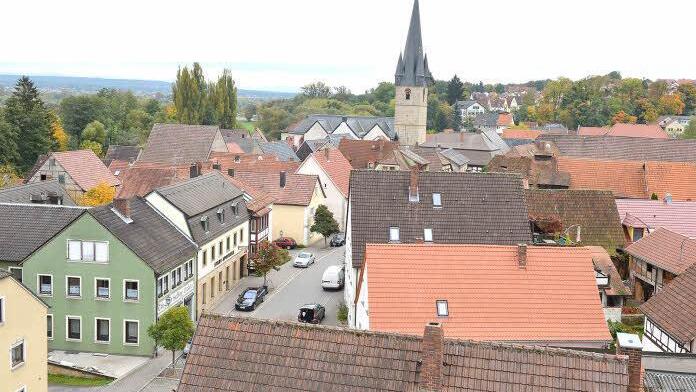 Blick auf Baunach  Foto: Rinklef