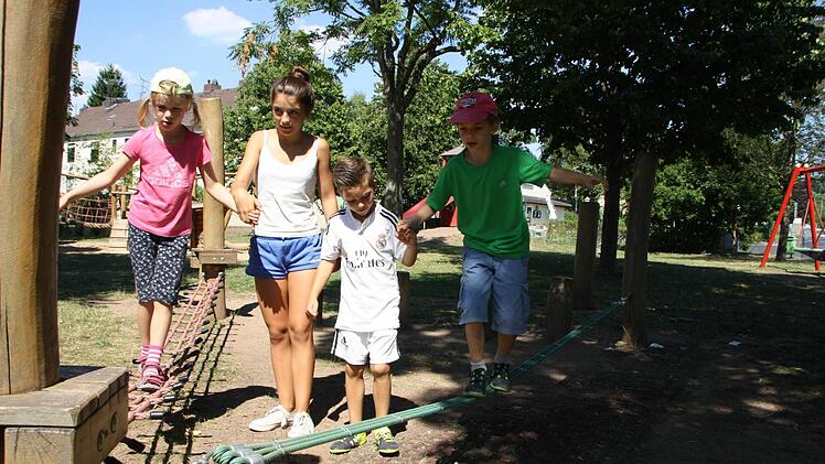 Eindrücke vom Spielplatz Henneberg-Siedlung. Foto: Ralf Ruppert