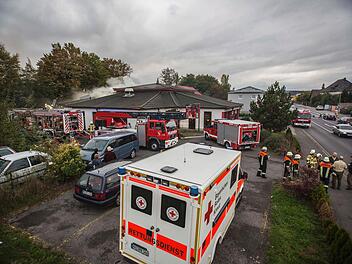 Die Rettungskräfte im Einsatz. Fotos: René Rupprecht