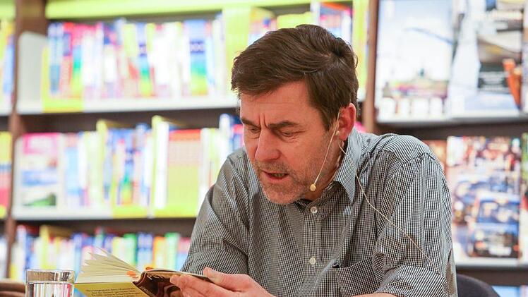 Peter Stamm  las   beim Bamberger Literaturfestival aus  seinem neuen Roman. Fotos: Barbara Herbst