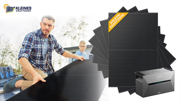 Balkonkraftwerk 2.0: Die Anker Solarbank 3 Pro ermöglicht den Anschluss von bis zu acht Modulen, doch es gibt gesetzliche Grenzen und erfordert eine professionelle Installation.