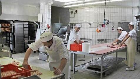 Kurz nach dem Ministerbesuch herrschte in den Räumen der Fleischerei Thein wieder Normalbetrieb.