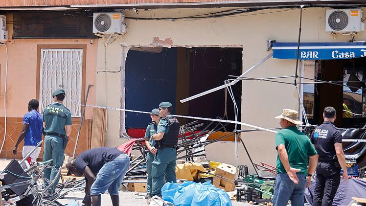 Explosion in einer Bar in San Pedro del Pinatar