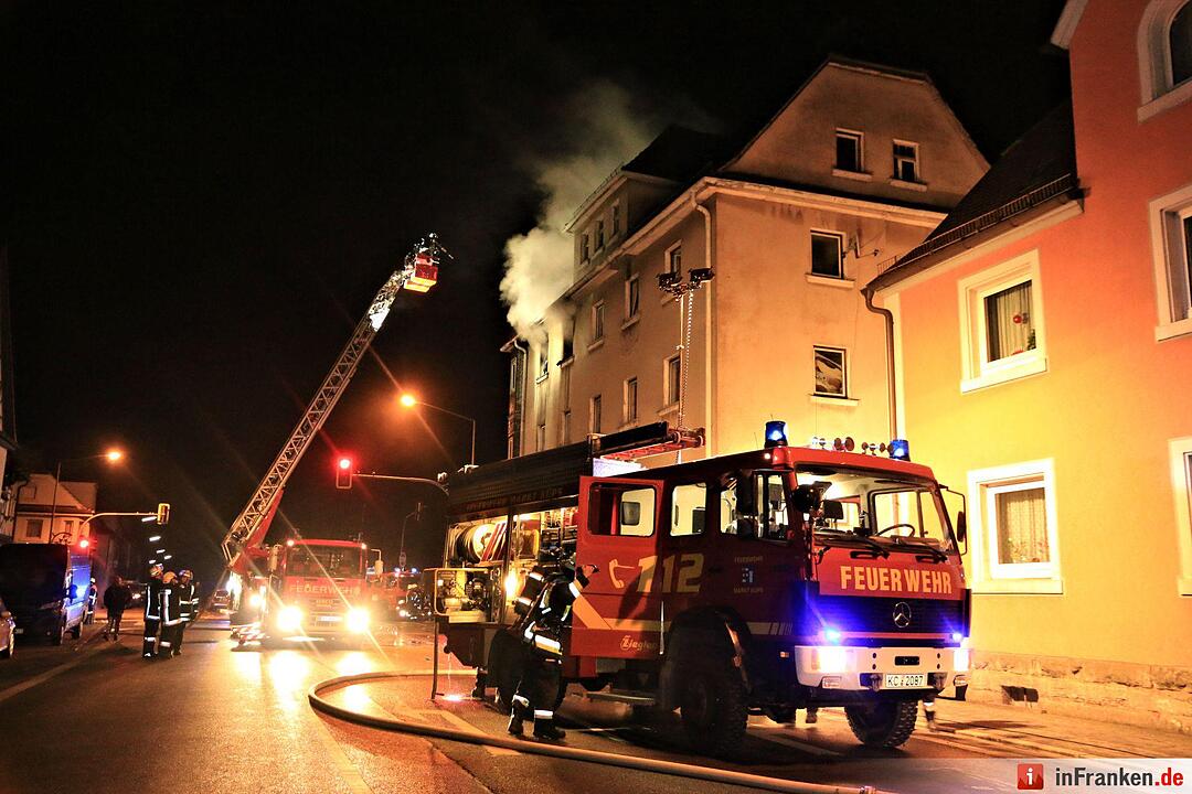 Feuer in Wohnung eines Mehrfamilienhauses in Küps