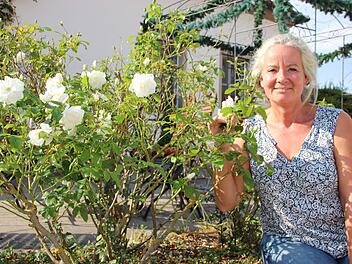 Veranstalterin Stefanie Kober freut sich auf die Rosenmesse. Foto: Franziska Rieger