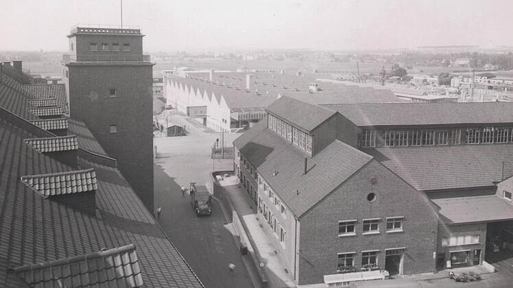 Blick über das heutige Hauptwerk (Werkteil 1/2) im Jahr 1960 Foto: Bosch