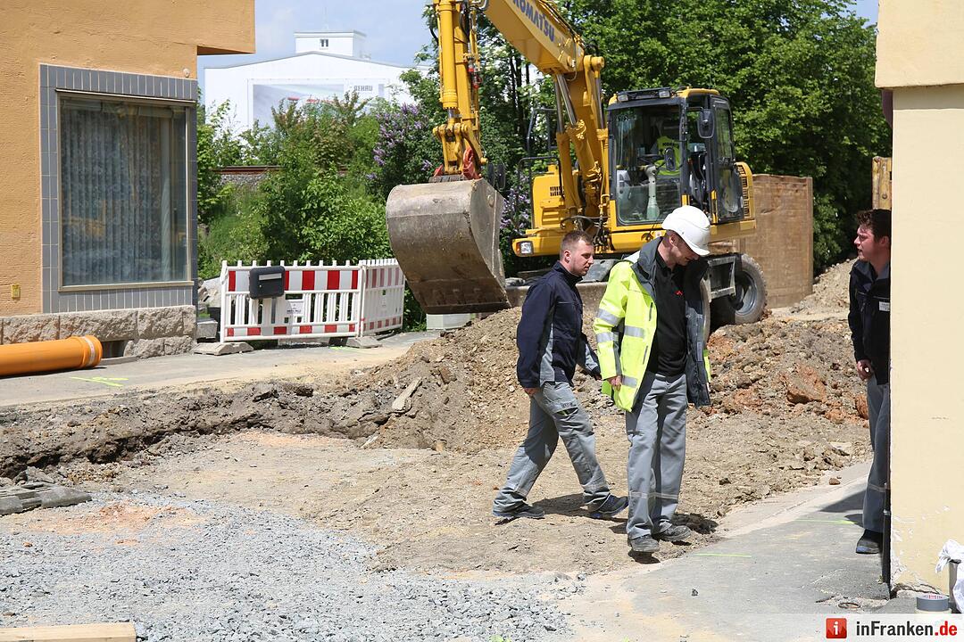 Gasaustritt in Rehau
