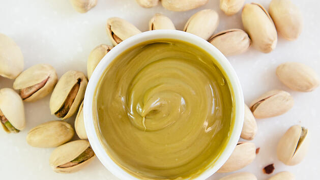 Pistazien-Creme, Pistazien-Aufstrich, Nussmouse