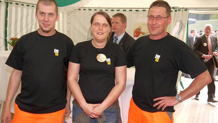 Das sind Heiko Dittmann, Angelika Ott und Ilko Weller (von vorne).