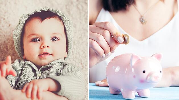 Symbolbild: Baby, Sparen