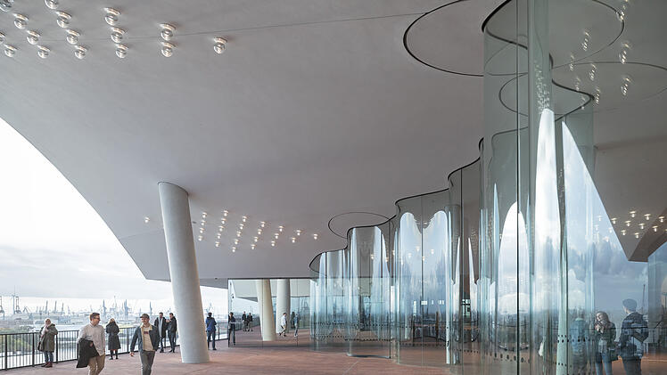 Elbphilharmonie bietet faszinierenden Ausblicke auf Hamburg