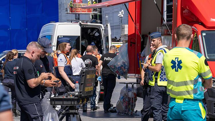 Geb&auml;udebrand in Br&uuml;ssel