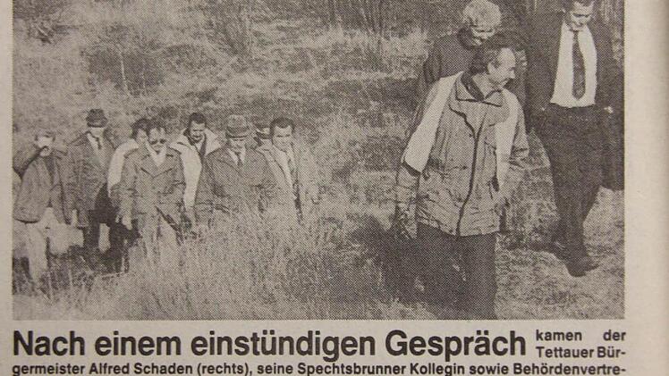 Zeitungsausschnitt von 1989
