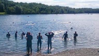 Regionalliga: Geschwommen wurde im Auwaldsee