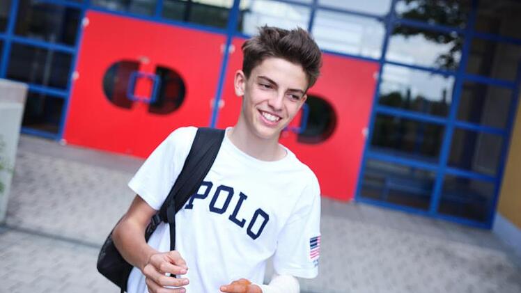 Philip Schnapp (15) ist seit Anfang Mai wieder zurück am Meranier-Gymnasium. Er sieht nach einem halben Jahr auf See Vieles anders, in jedem Fall aber lockerer. Tim Birkner