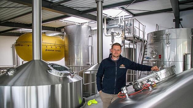 Hochmoderne Brauerei: Gesch&auml;ftsf&uuml;hrer Felix W&ouml;rner verspricht, dass der Gestank ein Ende hat. Foto: Sebastian Schanz